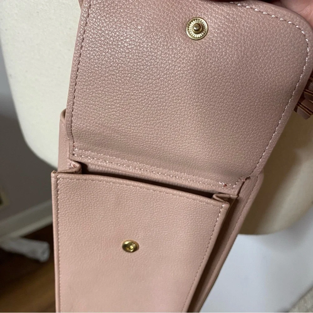 Malibu Skye Pink Tassel Crossbody Bag